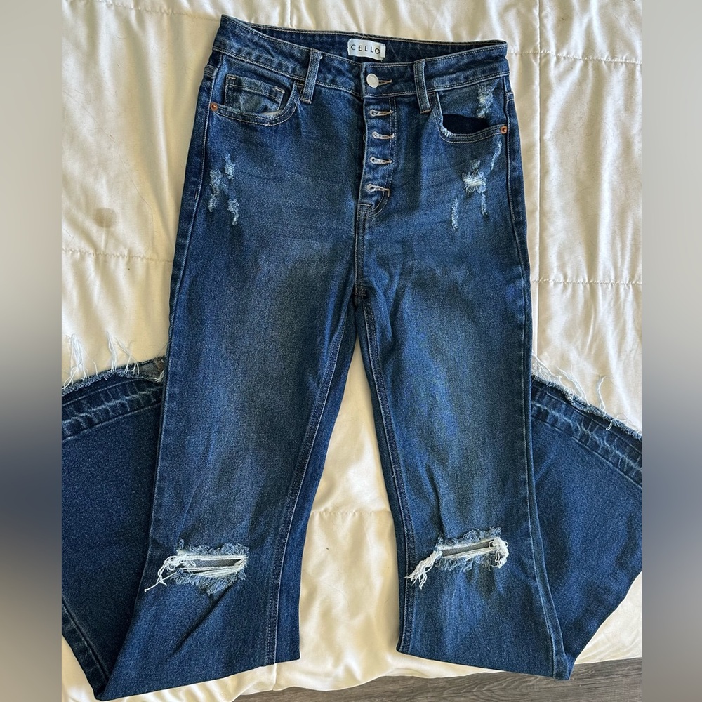 Cello high rise flare jeans